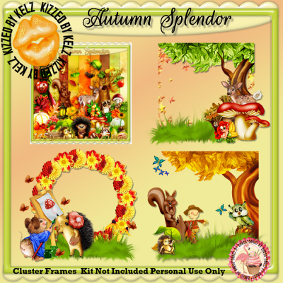 Autumn Splendor Cluster Frames