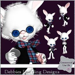 Debbies Dazzling Designs Hare Gummy